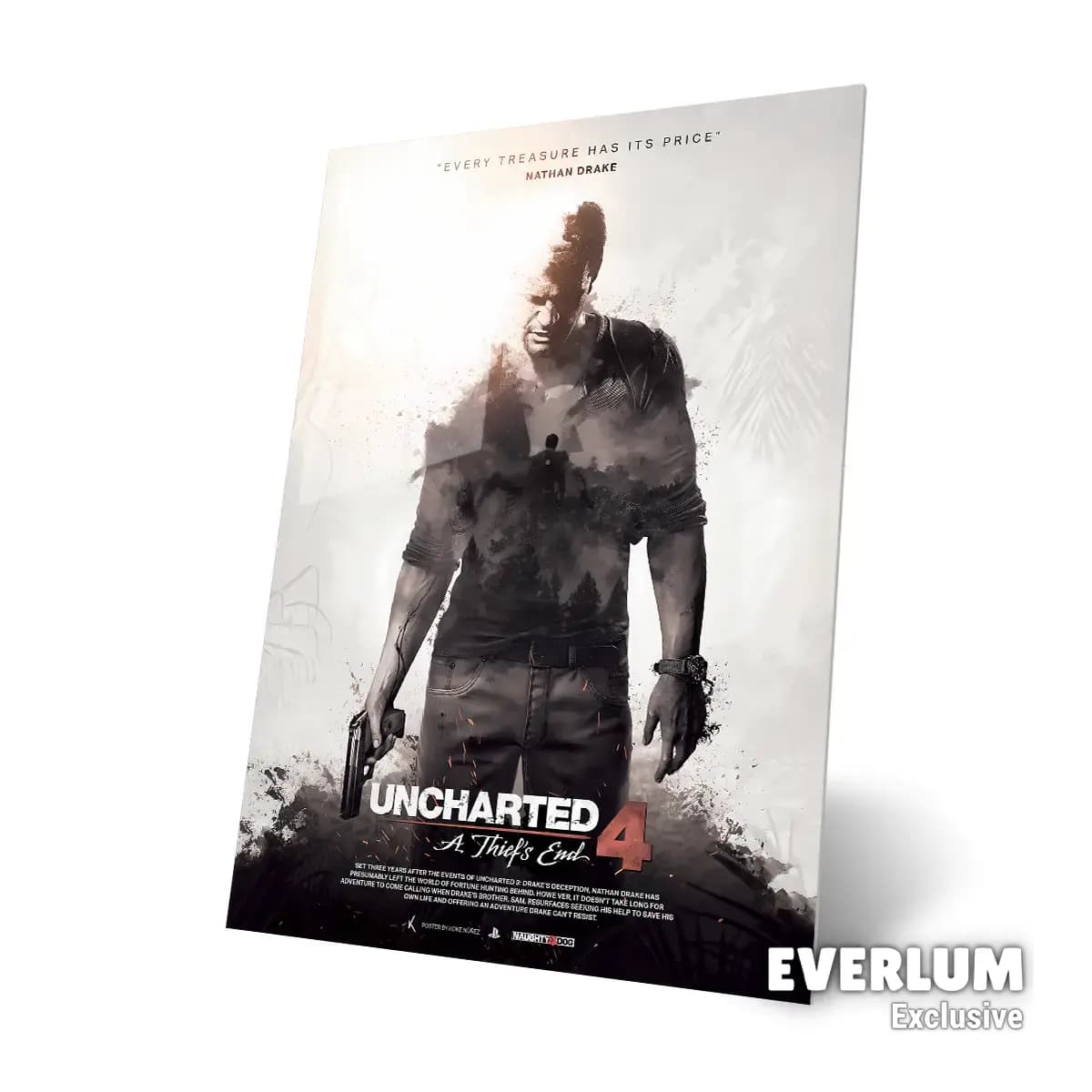 متال پوستر بازی Uncharted کد N201 — تصویر ۳