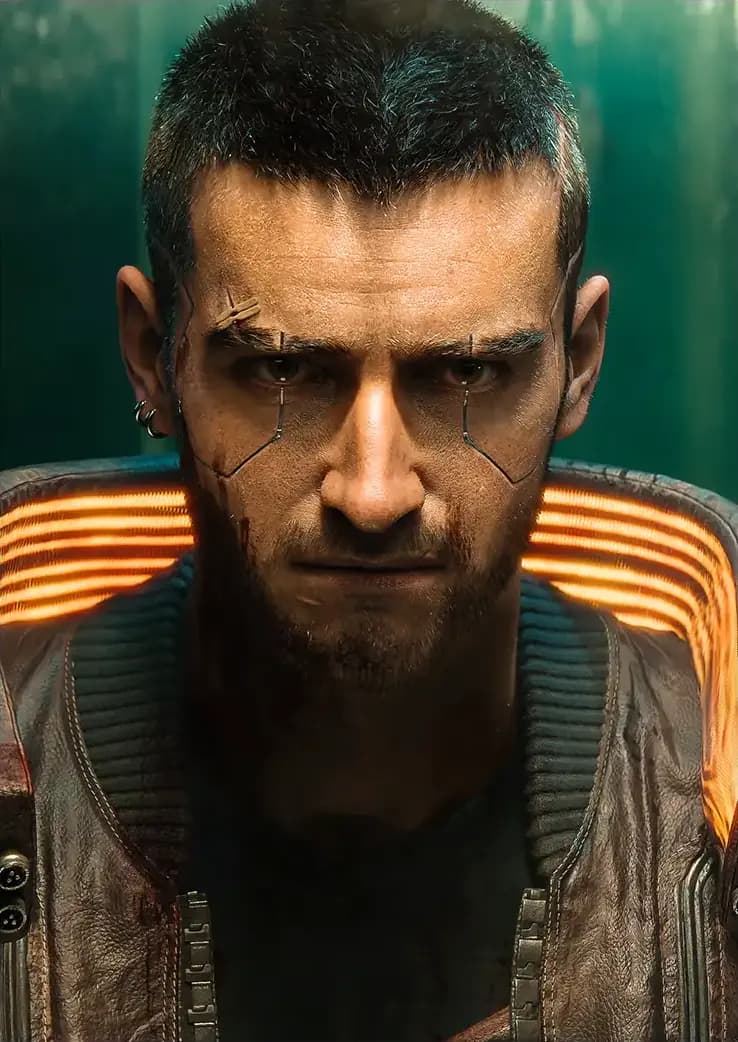 متال پوستر بازی Cyberpunk2077 کد N208