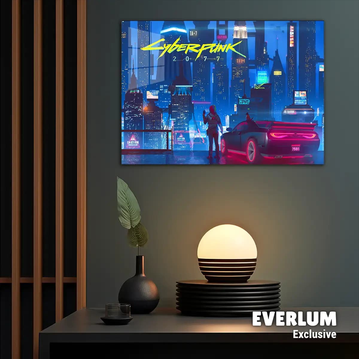متال پوستر بازی Cyberpunk2077 کد N205 — تصویر ۲