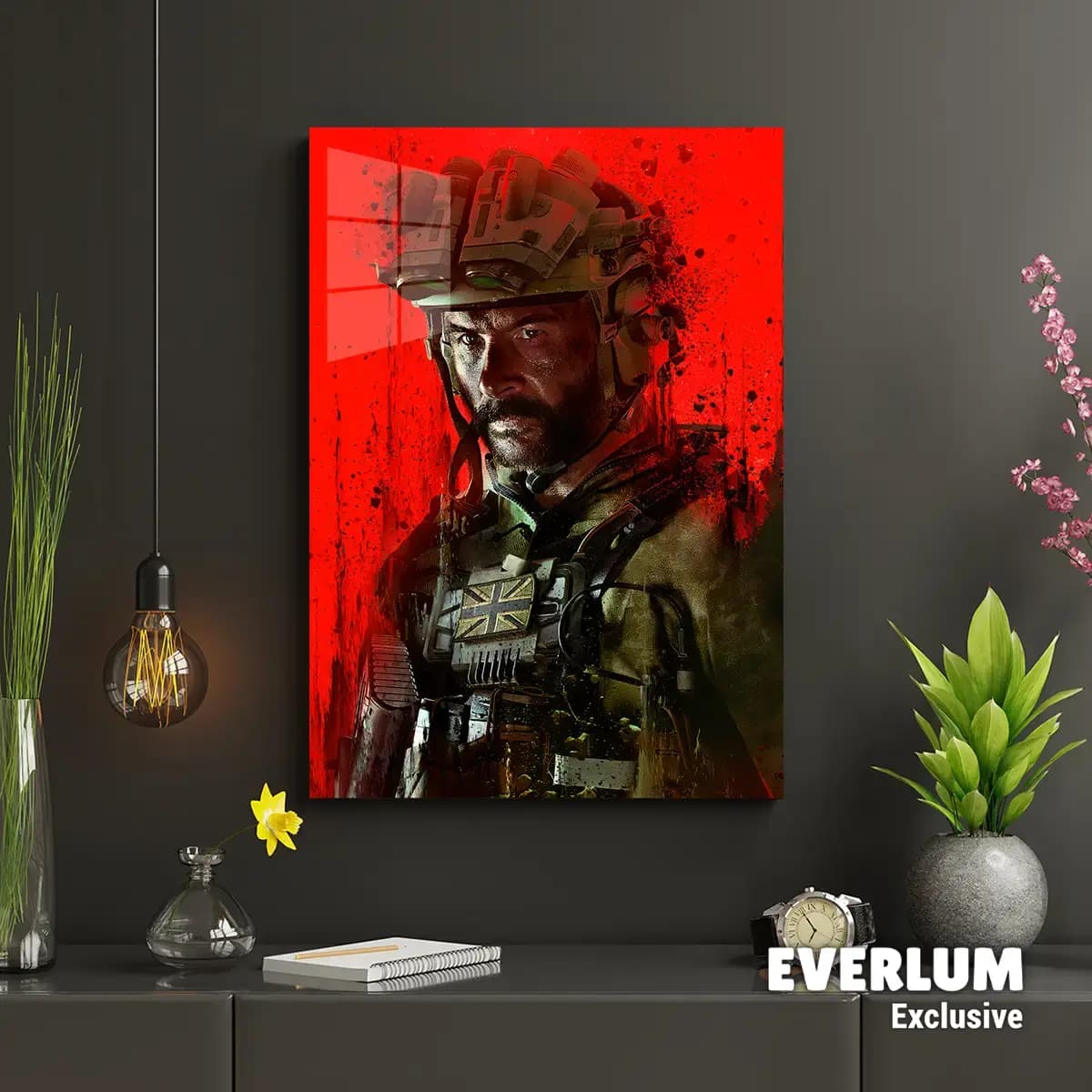 متال پوستر بازی Call Of Duty شخصیت پرایس کد N216 — تصویر ۲