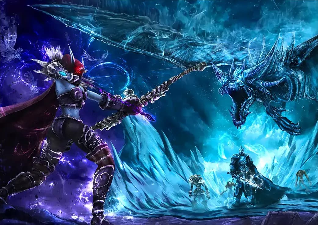 متال پوستر بازی World Of Warcraft کد N601