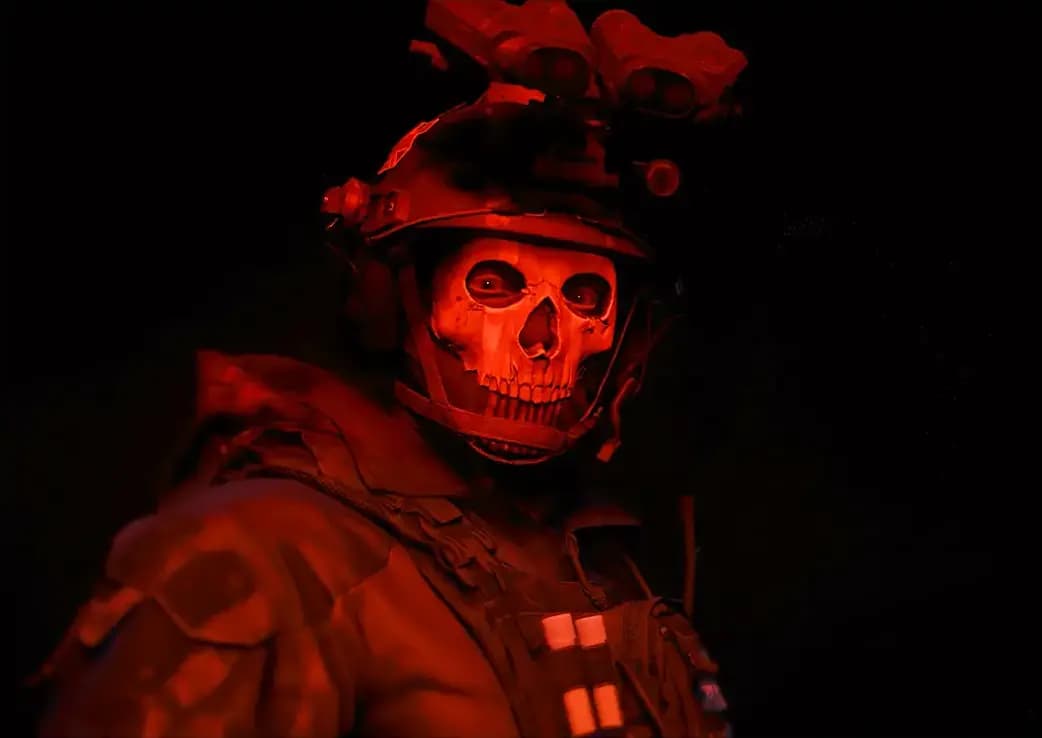 متال پوستر بازی Call Of Duty شخصیت گوست کد N208