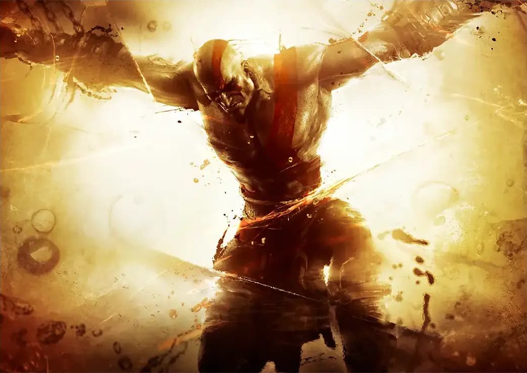 متال پوستر طرح God Of War کد N002