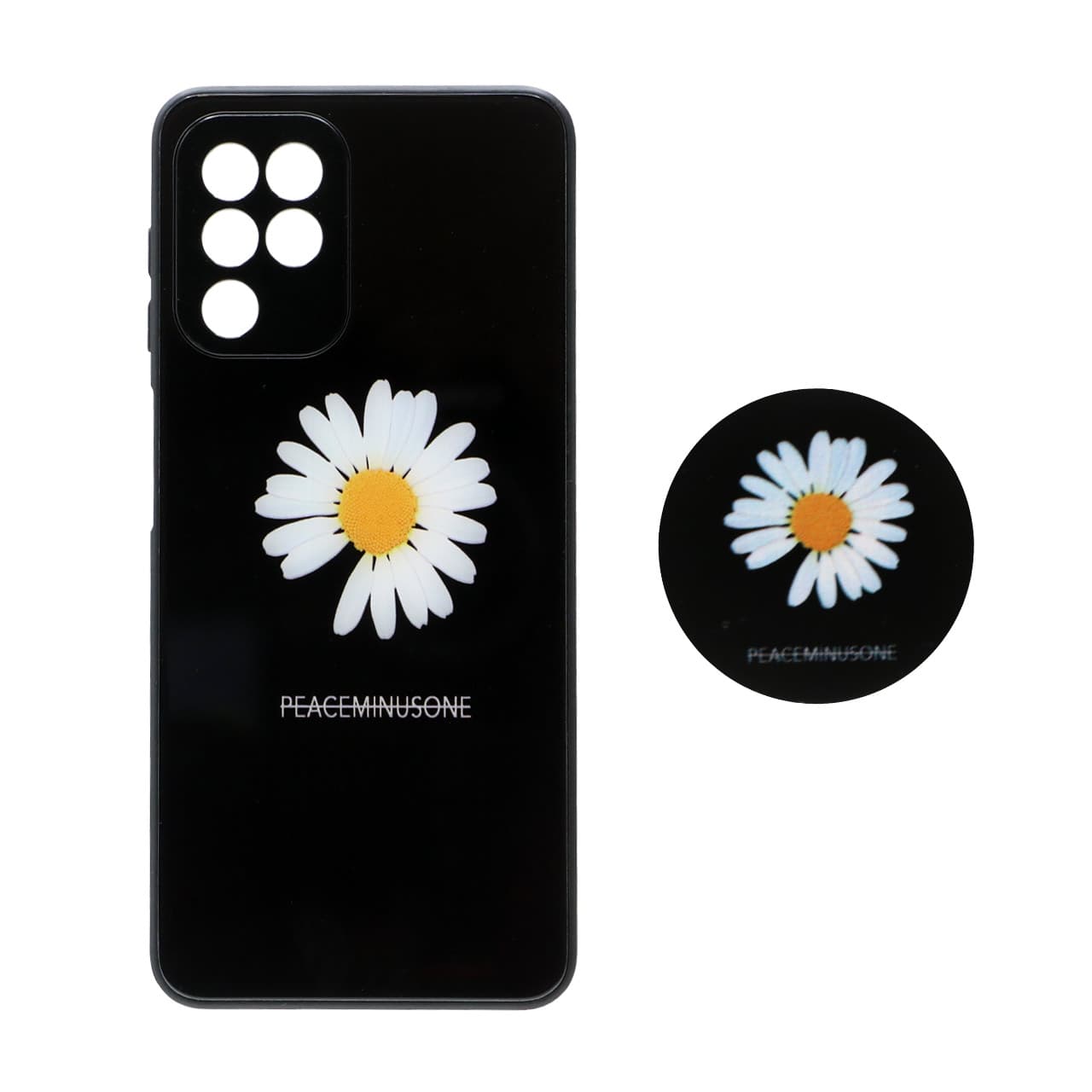 قاب بابونه محافظ لنزدار پاپ سوکت دار Samsung A22-4G – طرح 1