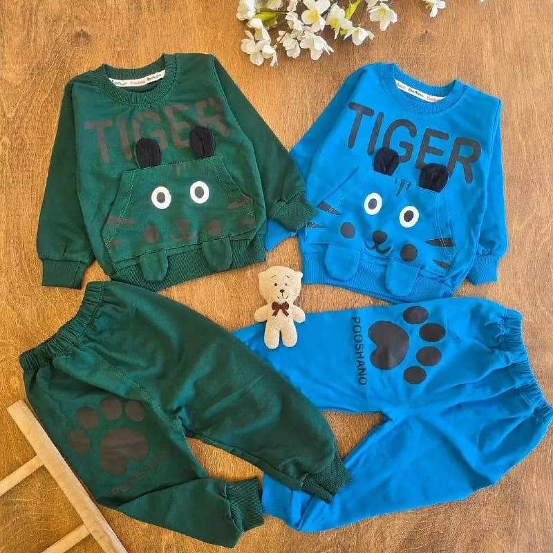 بلوز شلوار تایگر Tiger جیب کانگرویی سایز ۳۵ تا ۴۵ کد ۵۰۶۸ — تصویر ۷