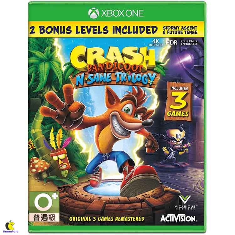بازی Crash Bandicoot N. Sane Trilogy برای ایکس باکس وان