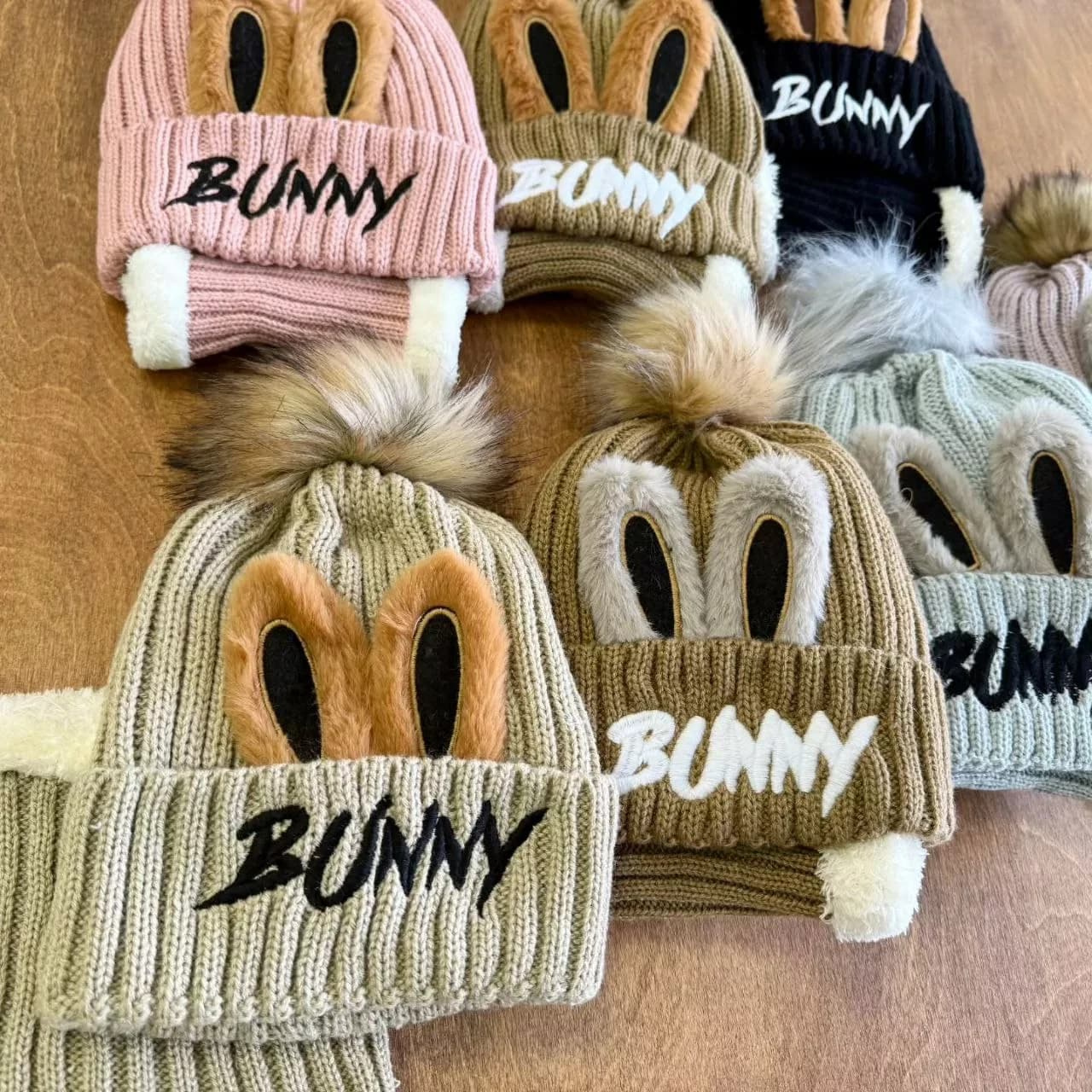 کلاه و شال گردنی خرگوش Bunny کد ۵۴۷۷ — تصویر ۳