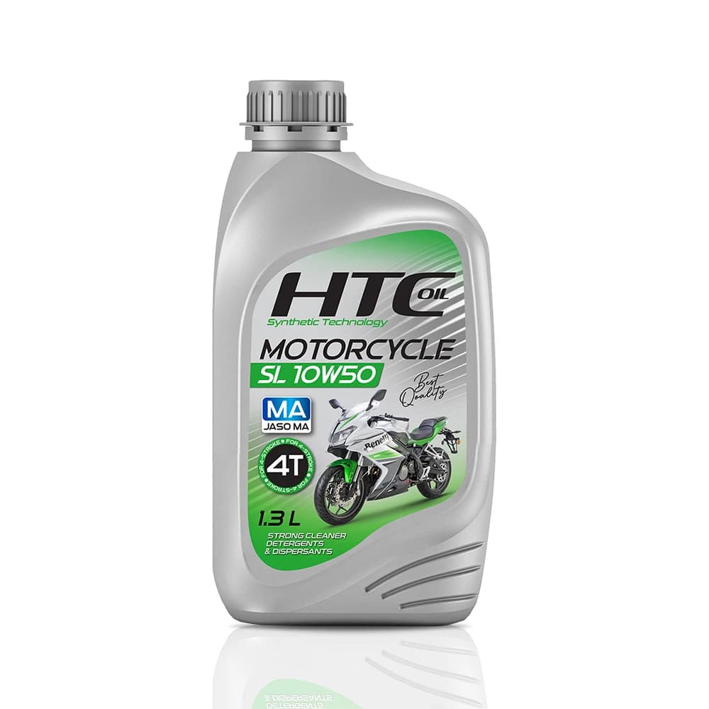 روغن موتور سیکلت اچ تی سی ۱۰W-50 HTC مدل SL حجم ۱.۳ لیتر