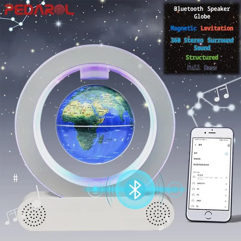 اسپیکر بلوتوثی کره زمین مدل Globe — تصویر ۴