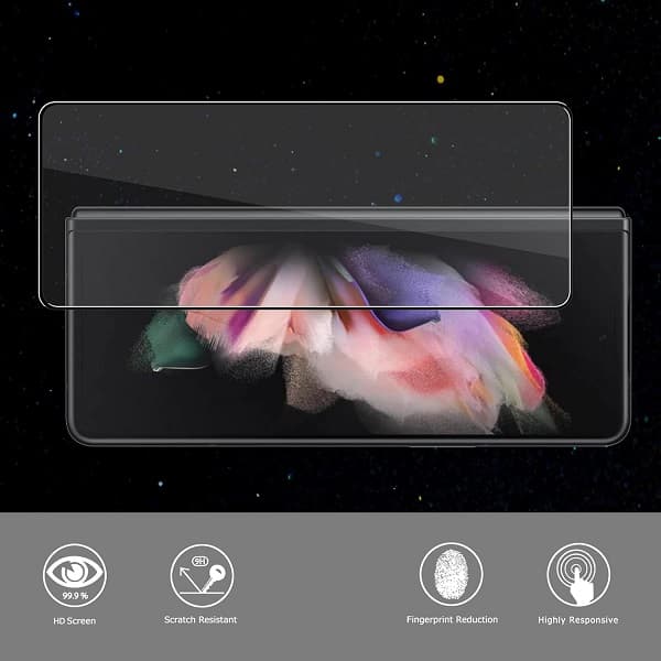 Full Glass Screen Protector For Samsung Galaxy Z Fold 4 — تصویر ۳