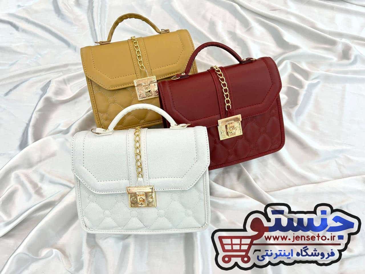 کیف زنانه پاسپورتی مجلسی جدید کد 11597 — تصویر ۲