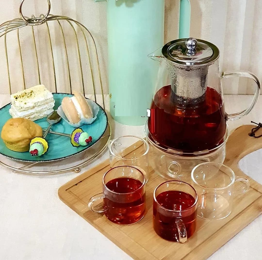 سرویس چایخوری 5 پارچه مدل pirex — تصویر ۳