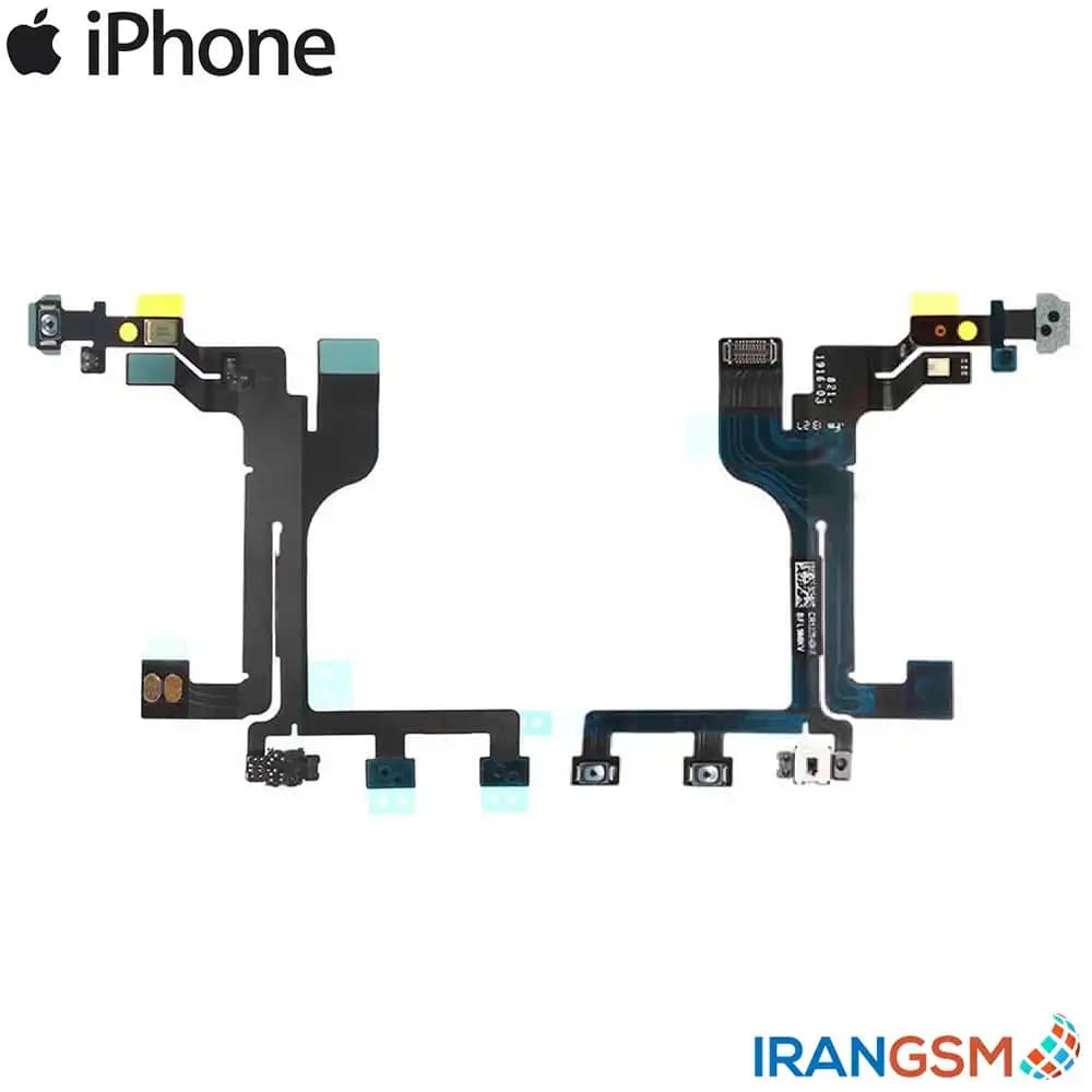 فلت دکمه پاور و ولوم موبایل آیفون Apple iPhone 5c 2013 — تصویر ۳