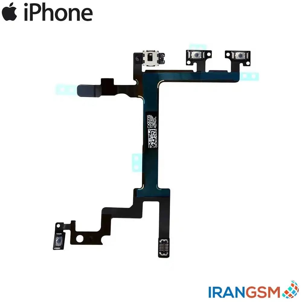 فلت دکمه پاور و ولوم موبایل آیفون Apple iPhone 5c 2013