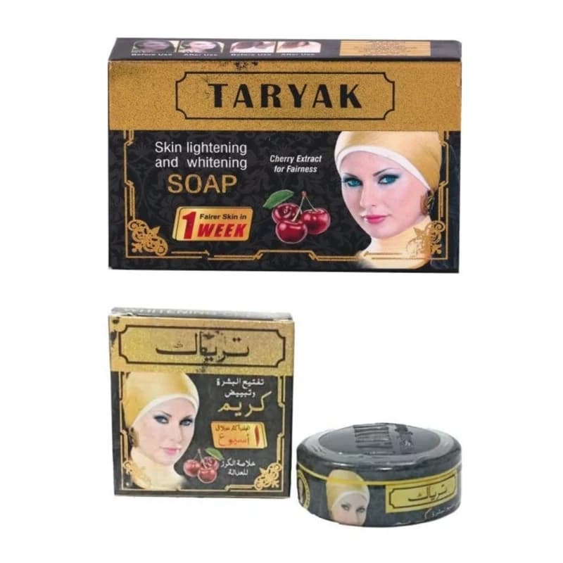 پک کرم و صابون سفید کننده روشن کننده