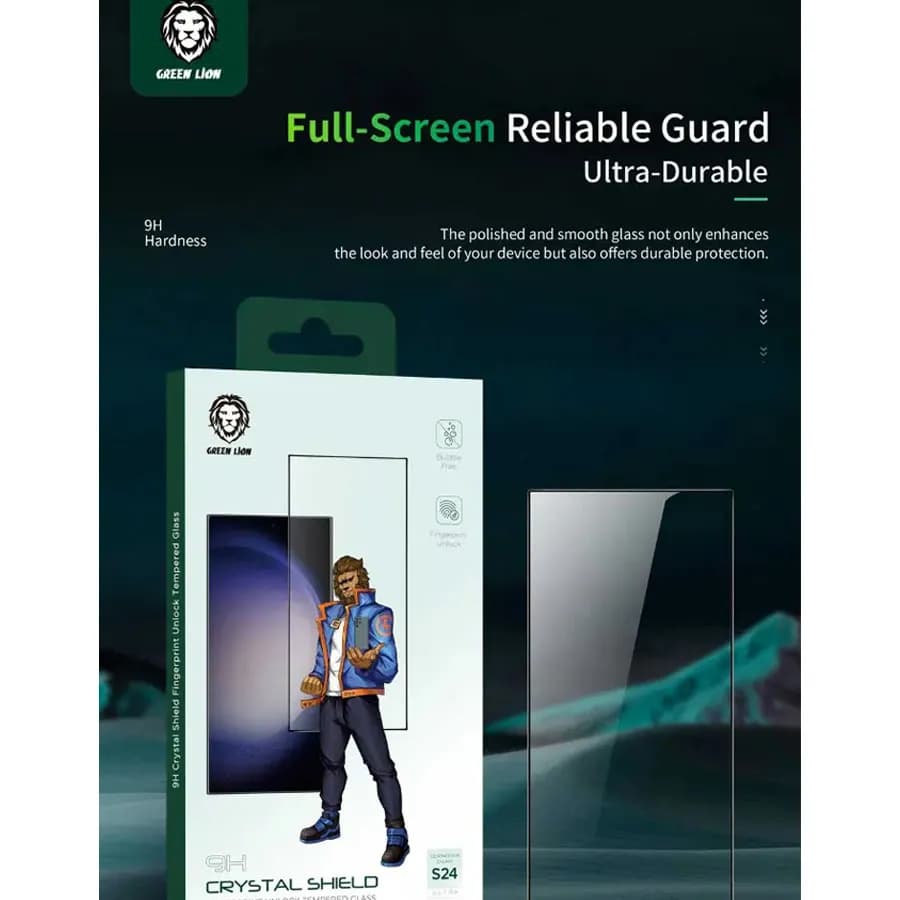 محافظ صفحه نمایش گرین لاین سامسونگ Samsung Galaxy S24 Ultra — تصویر ۳