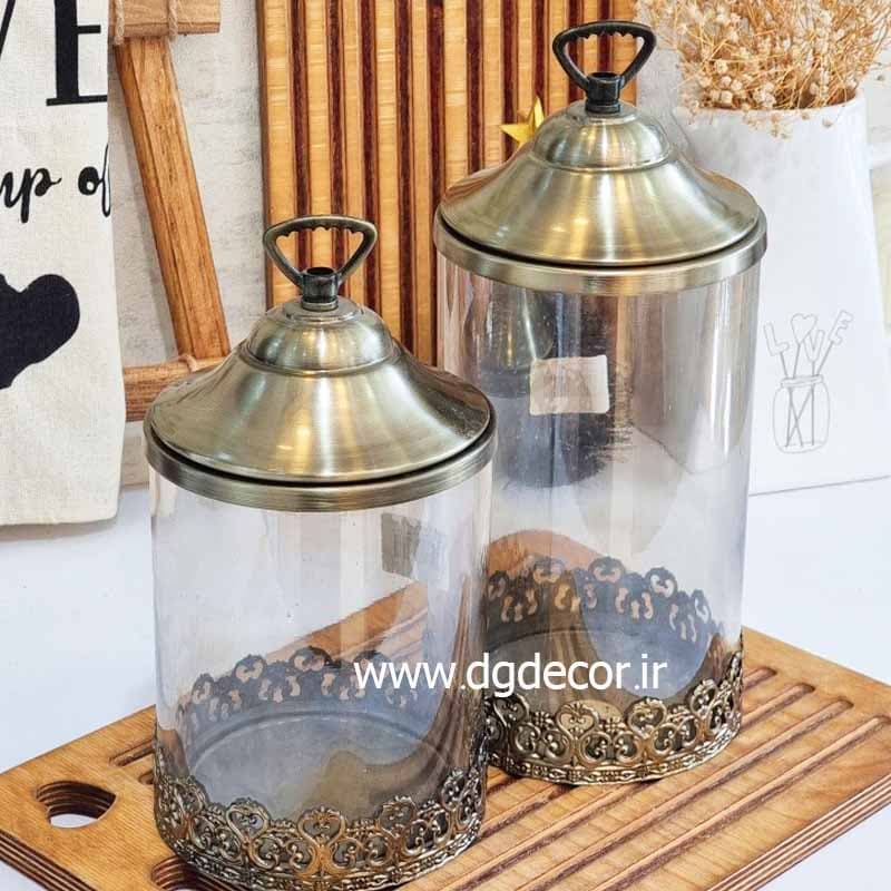 جاشکلاتی پایه کوتاه برنزی