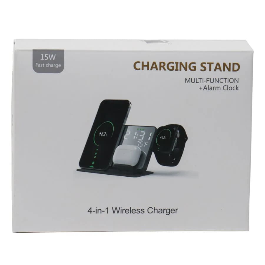شارژر بی سیم چند کاره 15 واتی مدل charging stand — تصویر ۲