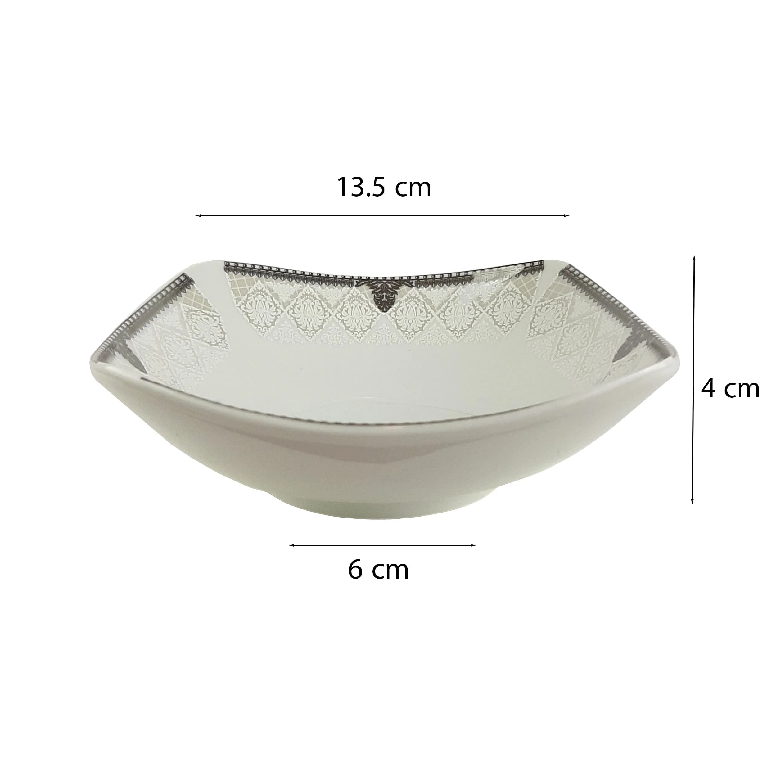پیاله ماست خوری پارس چینی کد 603 بسته 6 عددی — تصویر ۲