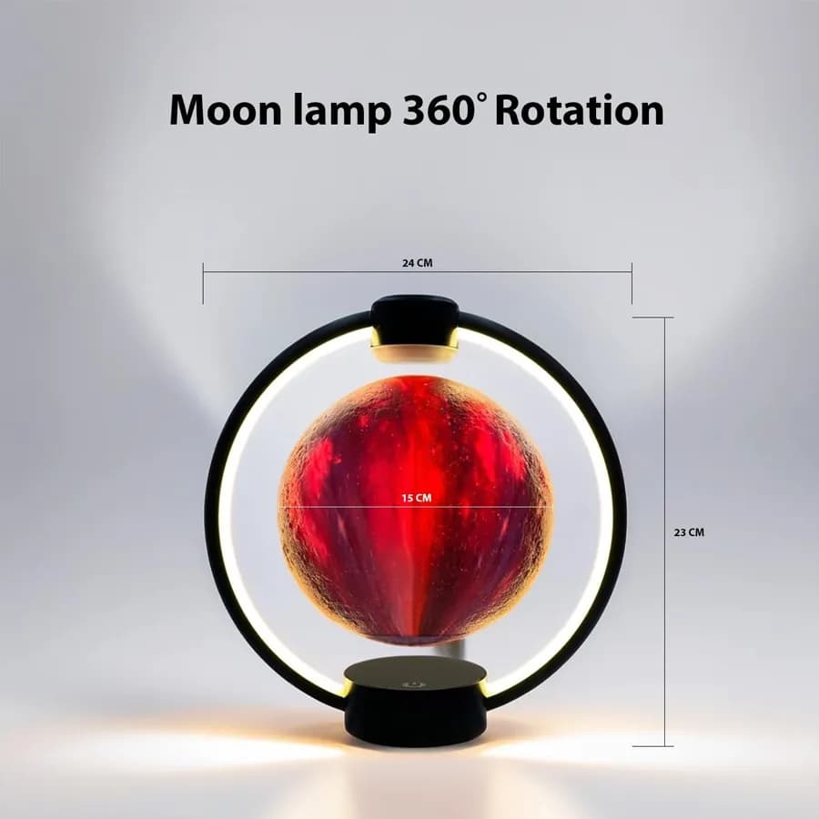 اسپیکر بلوتوثی ماه معلق RGB — تصویر ۶