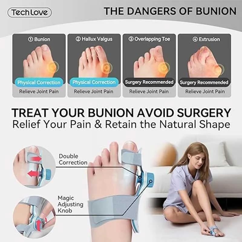 اصلاح کننده انگشت شست پا Tech Love Bunion Corrector — تصویر ۲