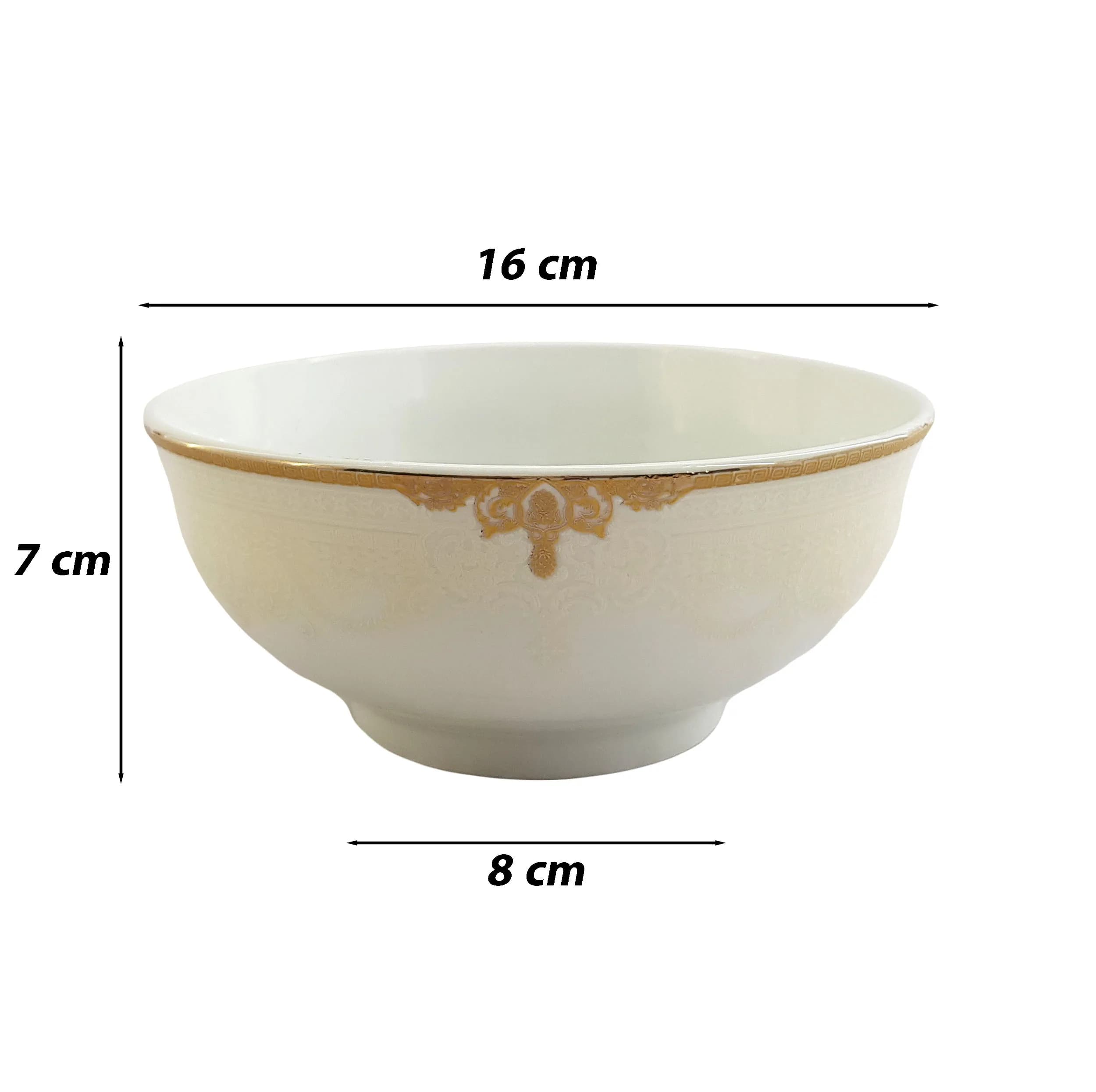 کاسه آبگوشت خوری چینی پارس کد 19-463 بسته 6 عددی — تصویر ۲