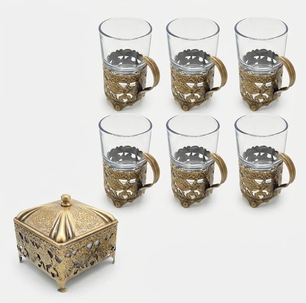 سرویس چای خوری 7 پارچه دیانا مدل 1610a