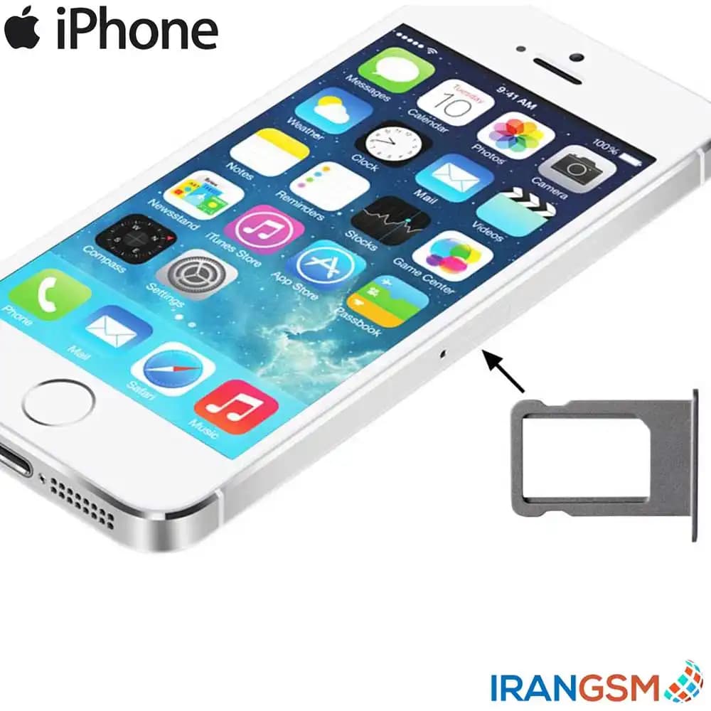 خشاب سیم کارت موبایل آیفون Apple iPhone 5 2012 / iPhone 5s 2013 — تصویر ۴