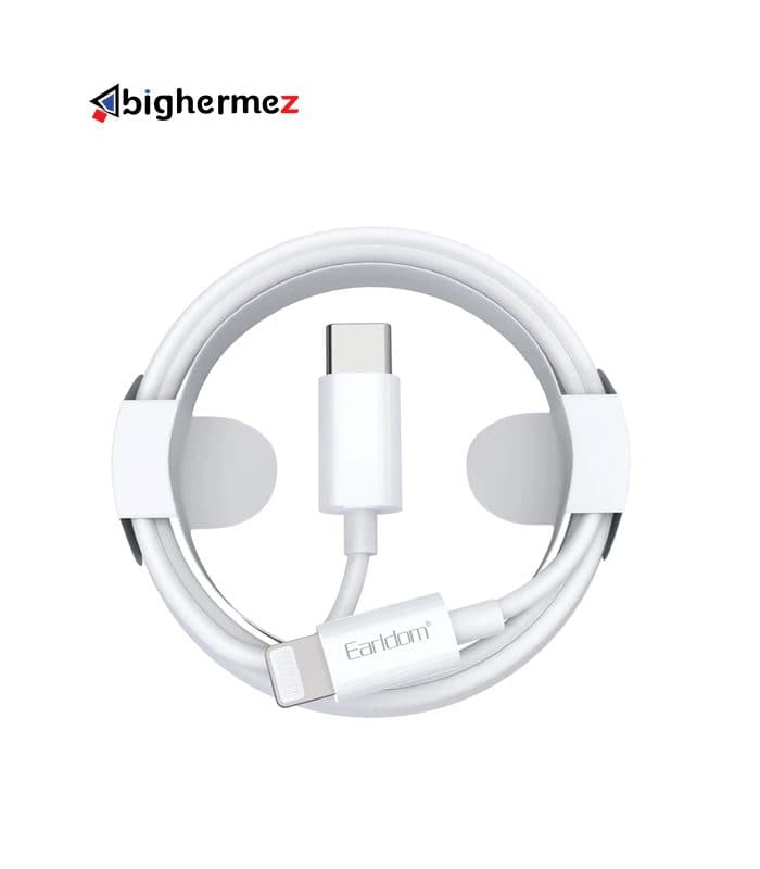 کابل شارژ لایتنینگ ارلدام مدل EC-166i PD20W طول 1 متر