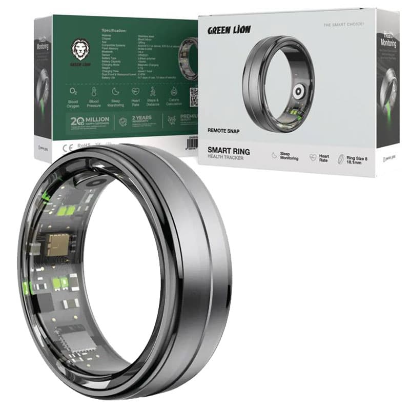 حلقه هوشمند Green Lion Smart Health Tracker Ring size11 20.6mm