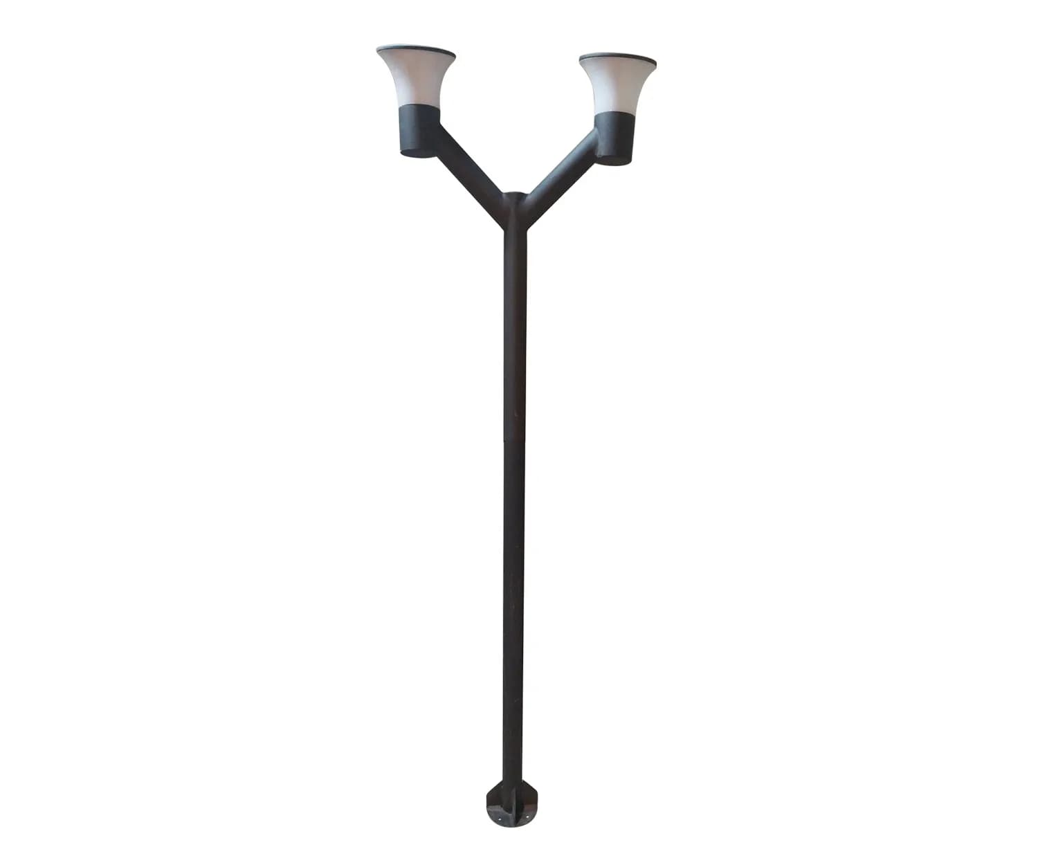 چراغ پارکی کد 228 قارچی دو شعله زمرد نور