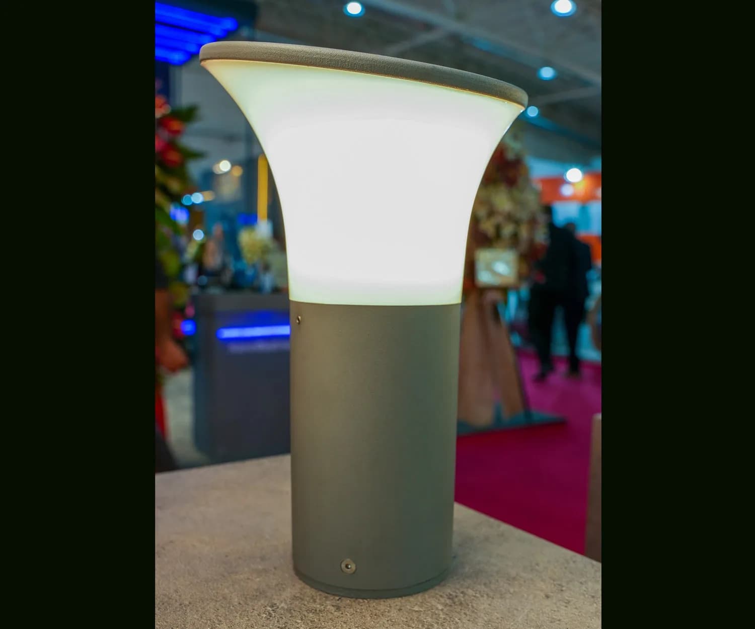 چراغ(30cm) کد 221 پارکی قارچی زمرد نور