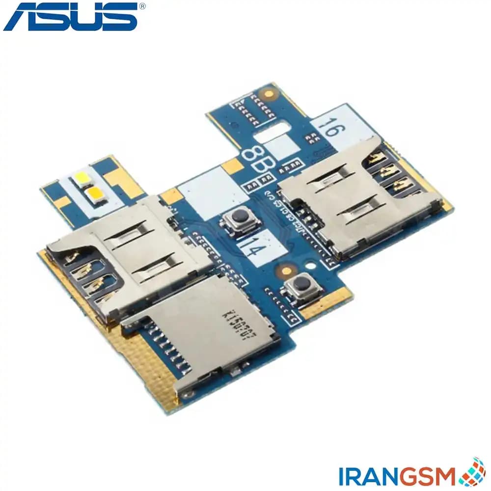 برد سیمکارت و مموری کارت موبایل ایسوس Asus Zenfone Go ZB551KL — تصویر ۲