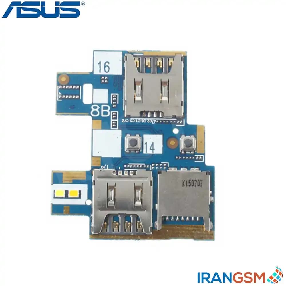برد سیمکارت و مموری کارت موبایل ایسوس Asus Zenfone Go ZB551KL — تصویر ۳