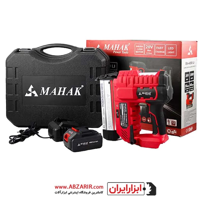 منگنه کوب و میخکوب شارژی براشلس محک مدل SN-4050LI — تصویر ۵