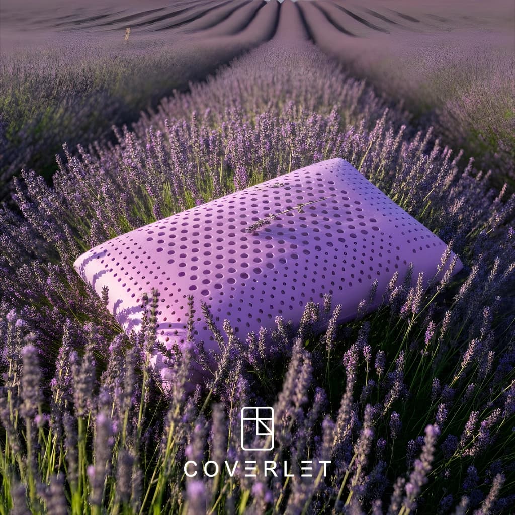 بالش طبی آروماتراپی مموری فوم Lavender | حاوی اسانس اسطوخودوس