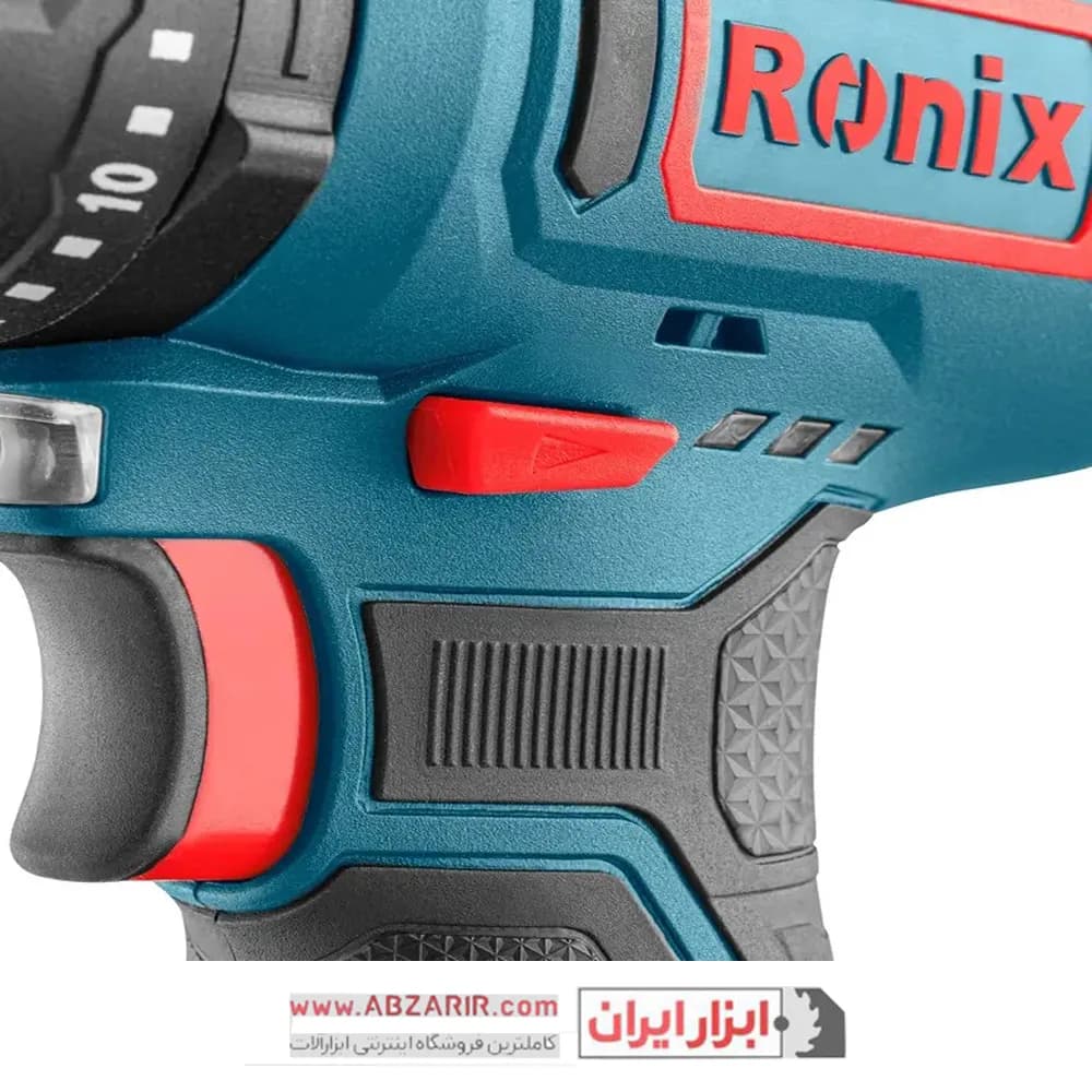 دریل پیچگوشتی چکشی شارژی 12 ولت رونیکس مدل 8101K — تصویر ۲