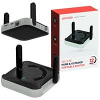 مودم و روتر سیم کارتی قابل حمل دو آنتن Porodo 4G/LTE portable router — تصویر ۲