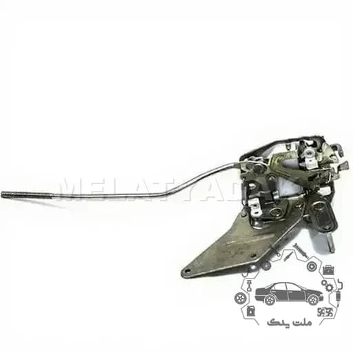 مجموعه قفل مکانیکی درب عقب چپ پراید سایپا یدک بدون قفل کن اتوماتیک کد 502977 – P6S