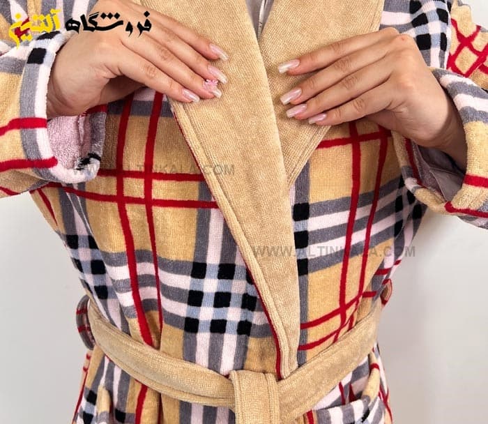 حوله پالتویی پودایران مدل بربری سایز 105 — تصویر ۴