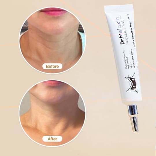 کرم ضد چروک و جوانساز گردن دکتر ملاکسین مدل Necklinephalt — تصویر ۲