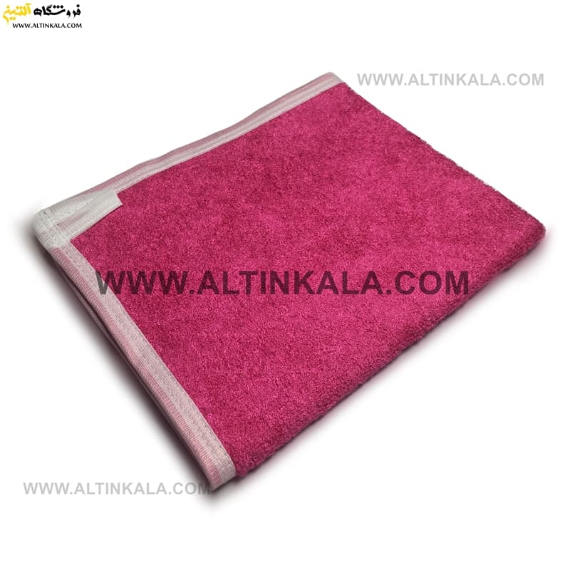 حوله بامبو آشپزخانه سایز 35×45 رنگ سرخابی
