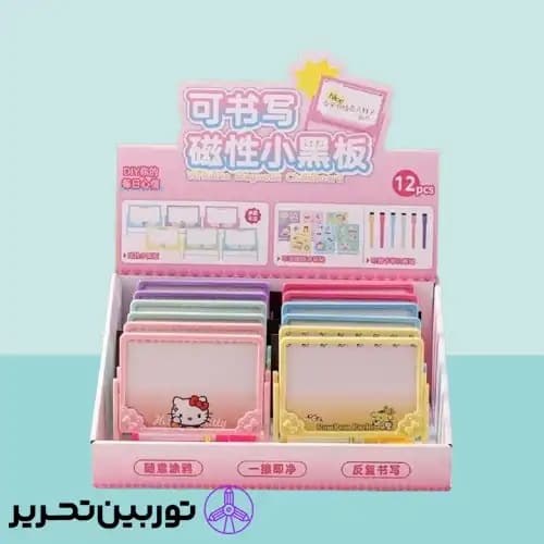 ست تخته وایت برد رومیزی و استیکر مگنتی — تصویر ۳