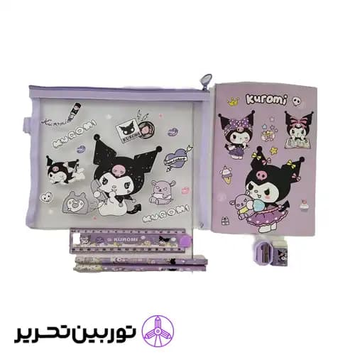ست لوازم تحریر توری کرومی Kuromi