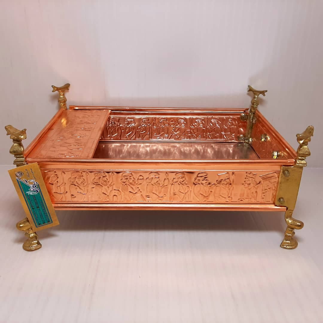 منقل 4گوش مسی 33*23