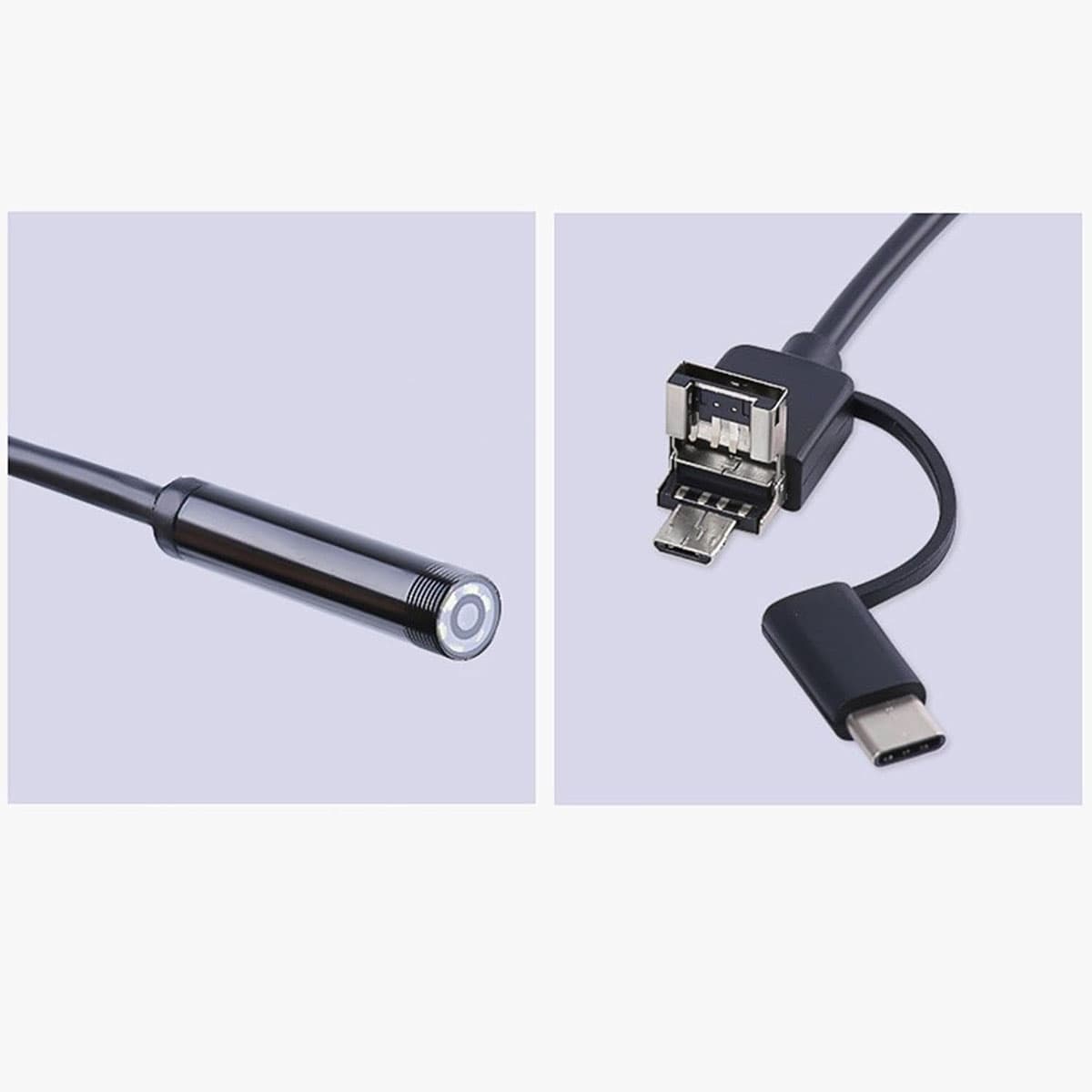 دوربین آندوسکوپی مدل سیم سخت منعطف کد 10M HARD WIRE NEW — تصویر ۲