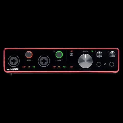 کارت صدا استودیویی Focusrite Scarlett 8i6 3rd Gen