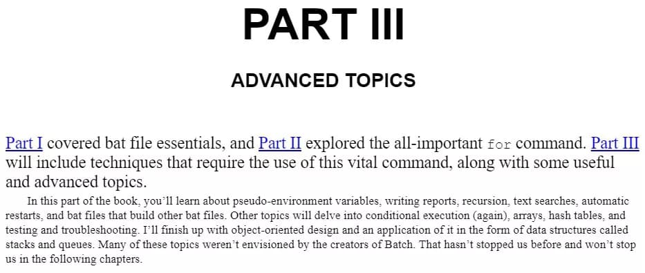 کتاب The Book of Batch Scripting — تصویر ۴