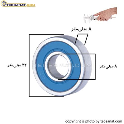 بلبرینگ پی اف آی PFI سری 608 — تصویر ۲