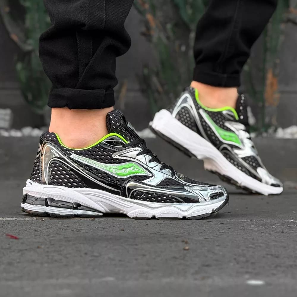 کتانی مردانه saucony مشکی کد 29832 — تصویر ۲